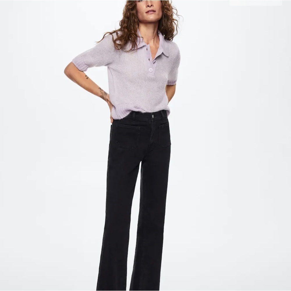 MNG MANGO Flared jeans with pocket US1
